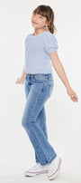 Aster Mid Rise Flare Kid Jeans - Official Kancan USA
