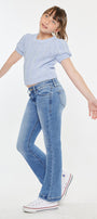 Aster Mid Rise Flare Kid Jeans - Official Kancan USA