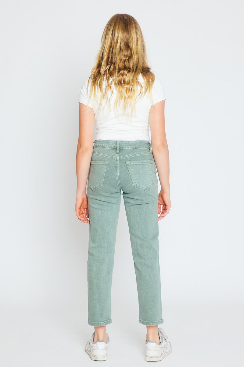 Uniqua Ultra High Rise 90's Straight Kid Jeans - Official Kancan USA