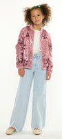 Zendaya High Rise Kids Wide Leg Pants with Frayed Hem - Official Kancan USA