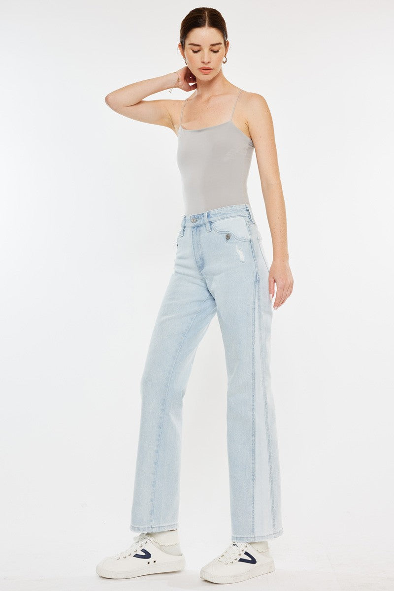Maple High Rise Straight Leg Jeans - Official Kancan USA