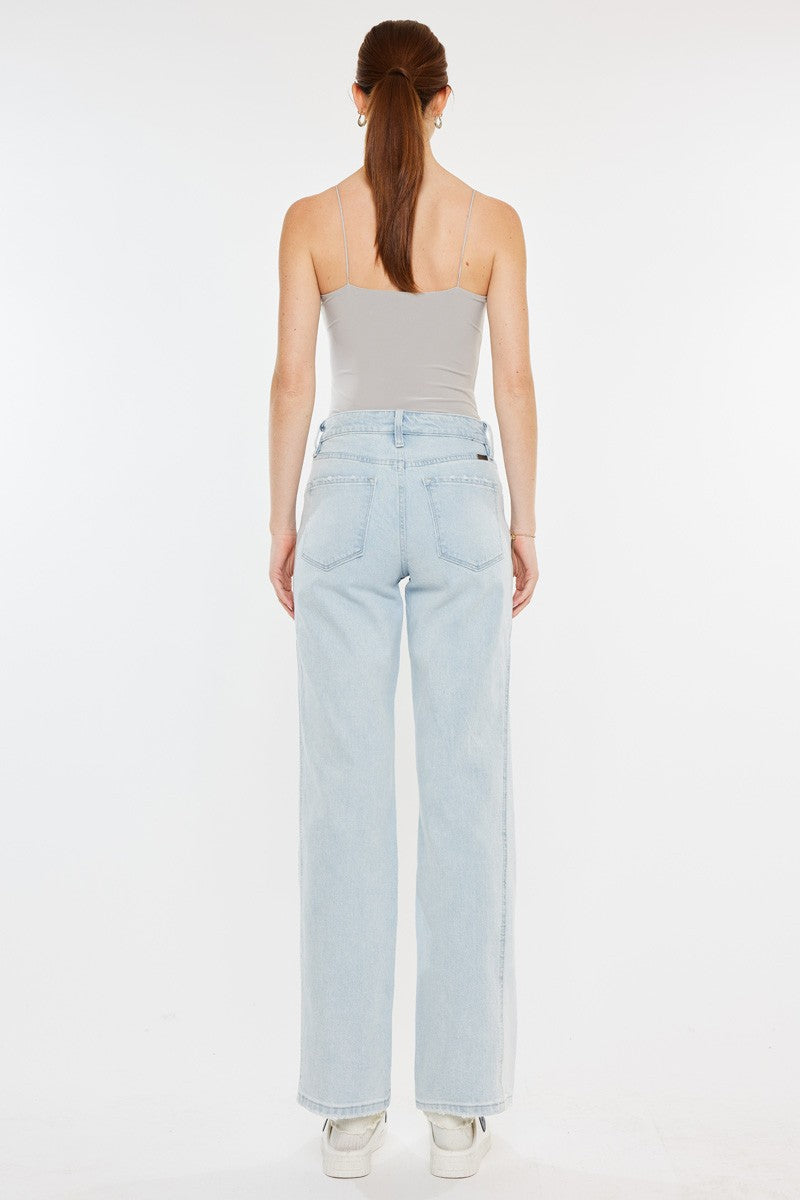 Maple High Rise Straight Leg Jeans - Official Kancan USA