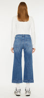 Angelina High Rise Cropped Flare Jeans - Official Kancan USA