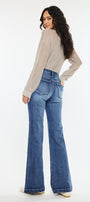 Avonlea Essentials High Rise Wide Leg Flare - Official Kancan USA