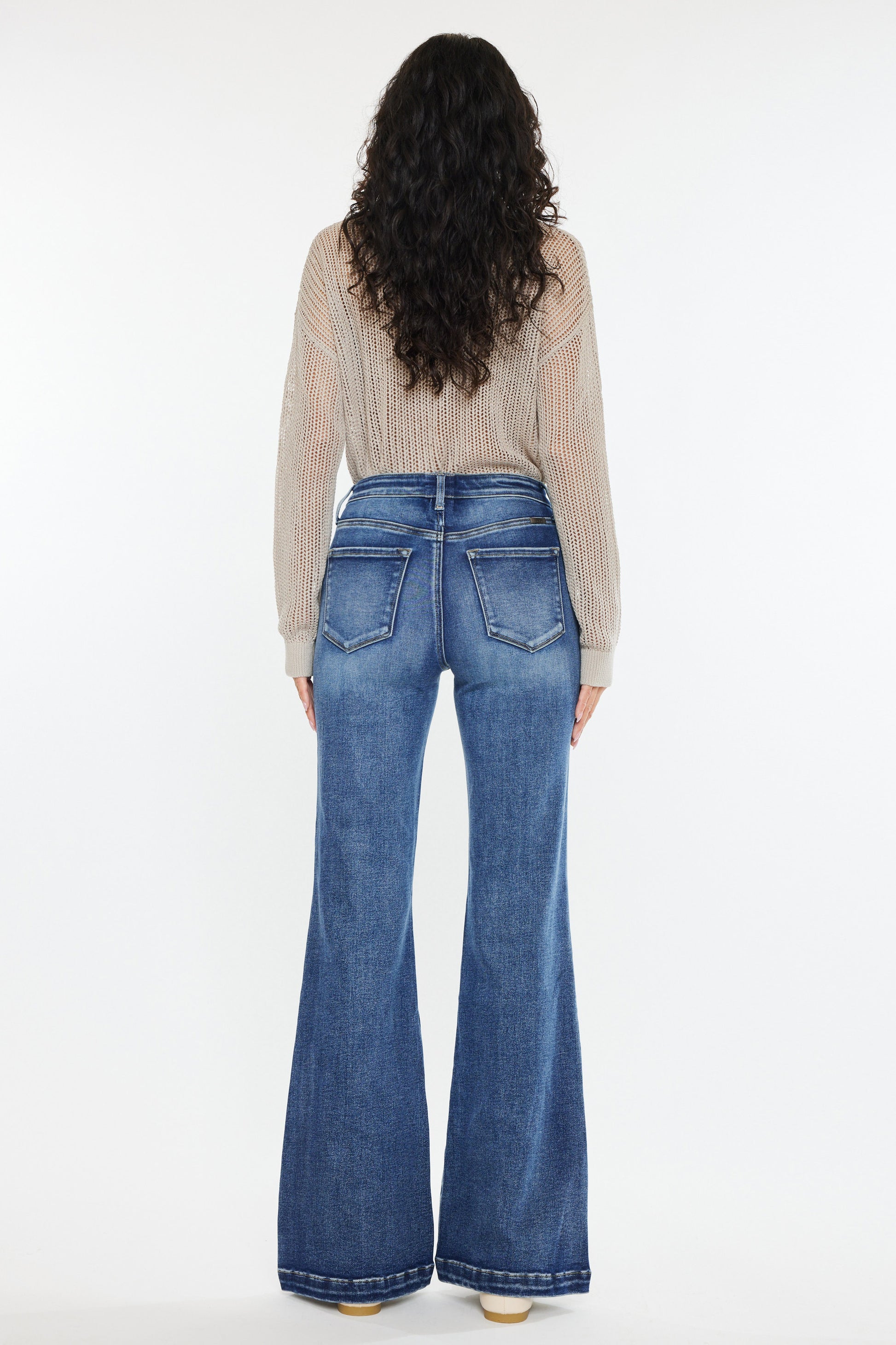 Avonlea Essentials High Rise Wide Leg Flare - Official Kancan USA