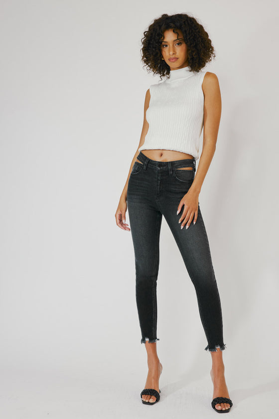 Tiara High Rise Ankle Skinny Jeans - Official Kancan USA