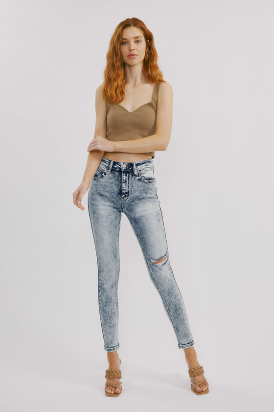 Hazel High Rise Super Skinny Jeans - Official Kancan USA