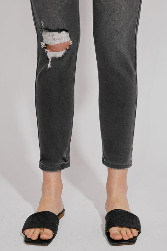 Clemence High Rise Mom Jeans - Official Kancan USA