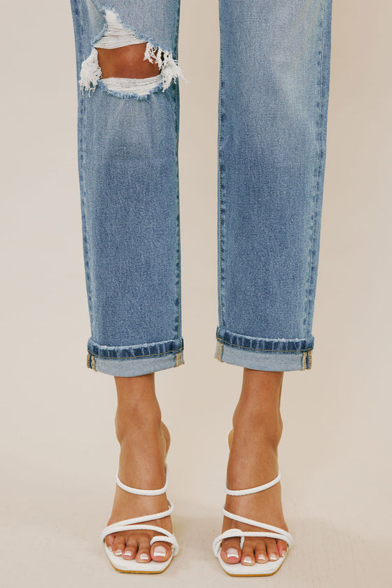 Stormi High Rise Mom Jeans - Official Kancan USA