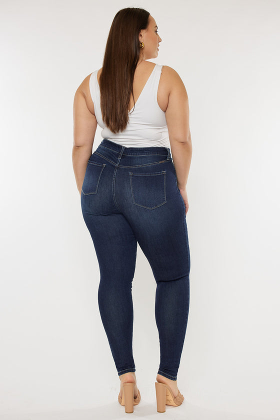 Bluebird High Rise Super Skinny Jeans (Plus Size) - Official Kancan USA