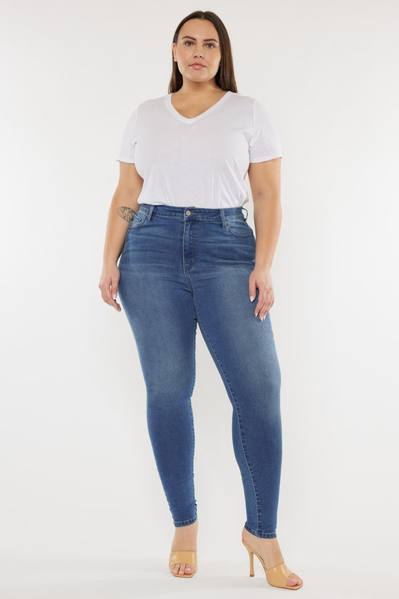 Bluebird High Rise Super Skinny Jeans (Plus Size) - Official Kancan USA