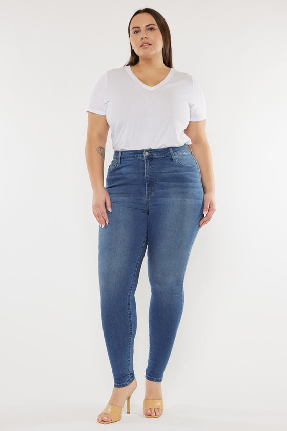 Bluebird High Rise Super Skinny Jeans (Plus Size) - Official Kancan USA