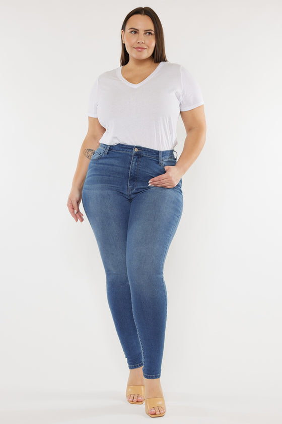 Bluebird High Rise Super Skinny Jeans (Plus Size) - Official Kancan USA