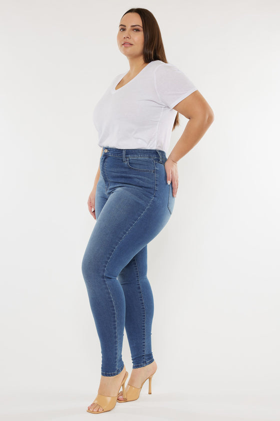 Bluebird High Rise Super Skinny Jeans (Plus Size) - Official Kancan USA