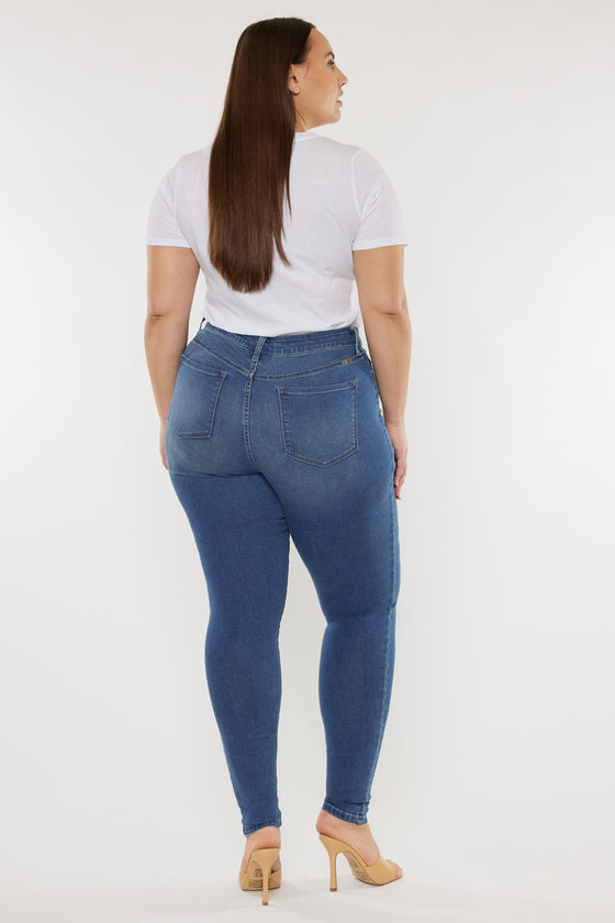 Bluebird High Rise Super Skinny Jeans (Plus Size) - Official Kancan USA