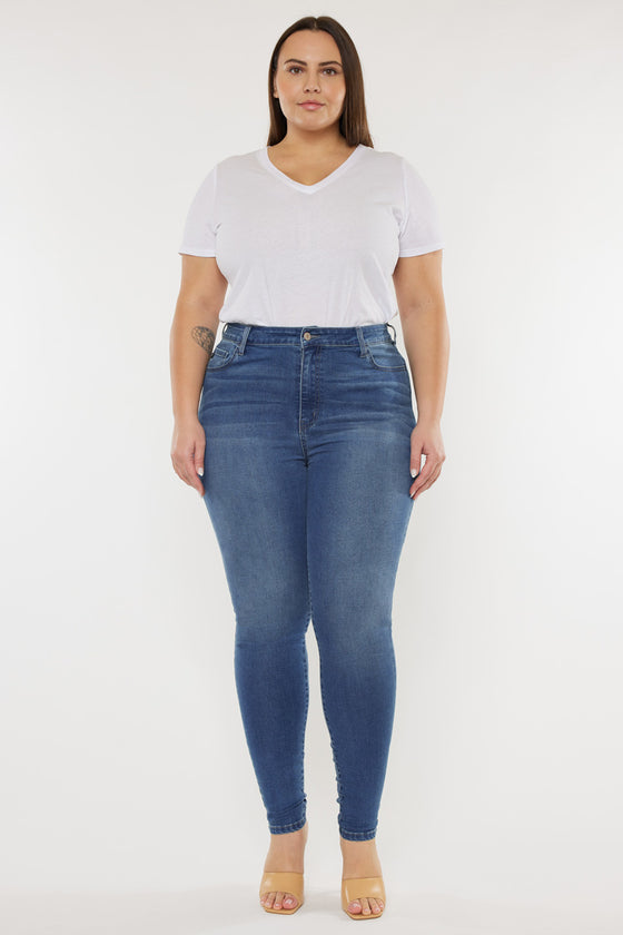 Bluebird High Rise Super Skinny Jeans (Plus Size) - Official Kancan USA