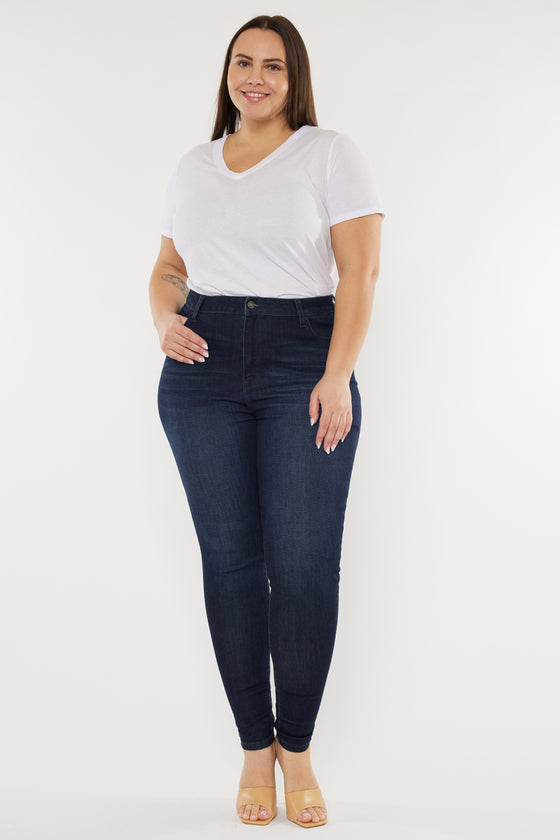 Bluebird High Rise Super Skinny Jeans (Plus Size) - Official Kancan USA