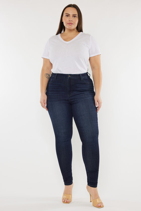 Bluebird High Rise Super Skinny Jeans (Plus Size) - Official Kancan USA