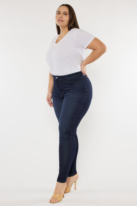 Bluebird High Rise Super Skinny Jeans (Plus Size) - Official Kancan USA