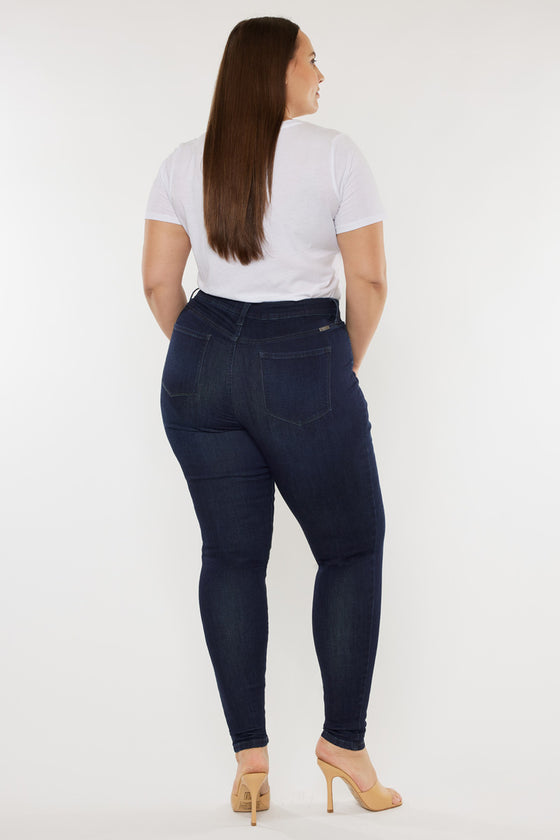 Bluebird High Rise Super Skinny Jeans (Plus Size) - Official Kancan USA