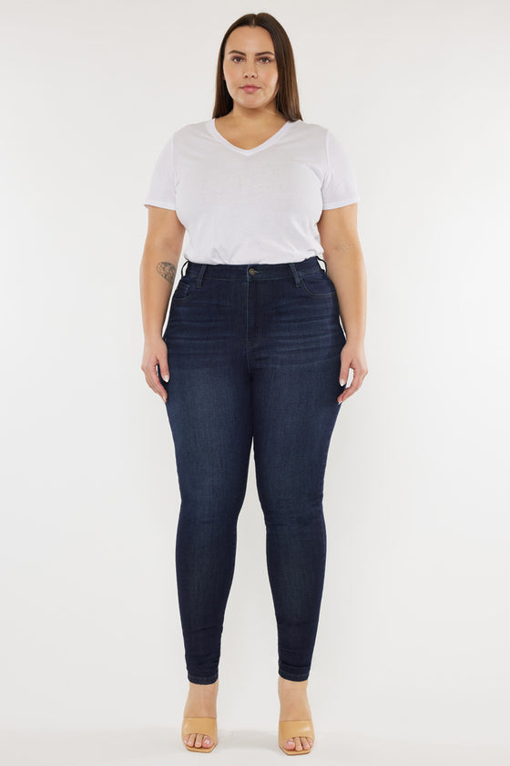 Bluebird High Rise Super Skinny Jeans (Plus Size) - Official Kancan USA