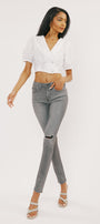 Logan Mid Rise Super Skinny - Official Kancan USA