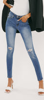 Logan Mid Rise Super Skinny - Official Kancan USA