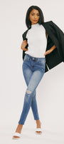 Logan Mid Rise Super Skinny - Official Kancan USA
