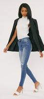 Logan Mid Rise Super Skinny - Official Kancan USA