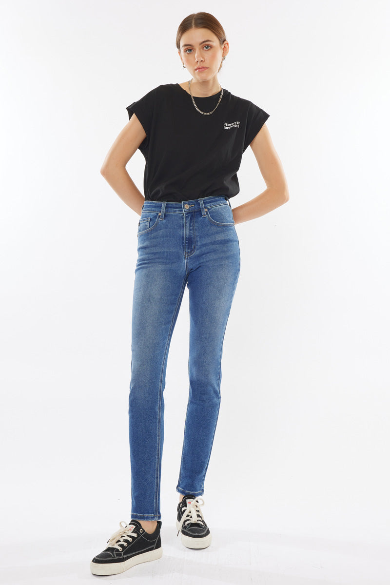 Jovi High Rise Cigarette Leg Jeans - Official Kancan USA