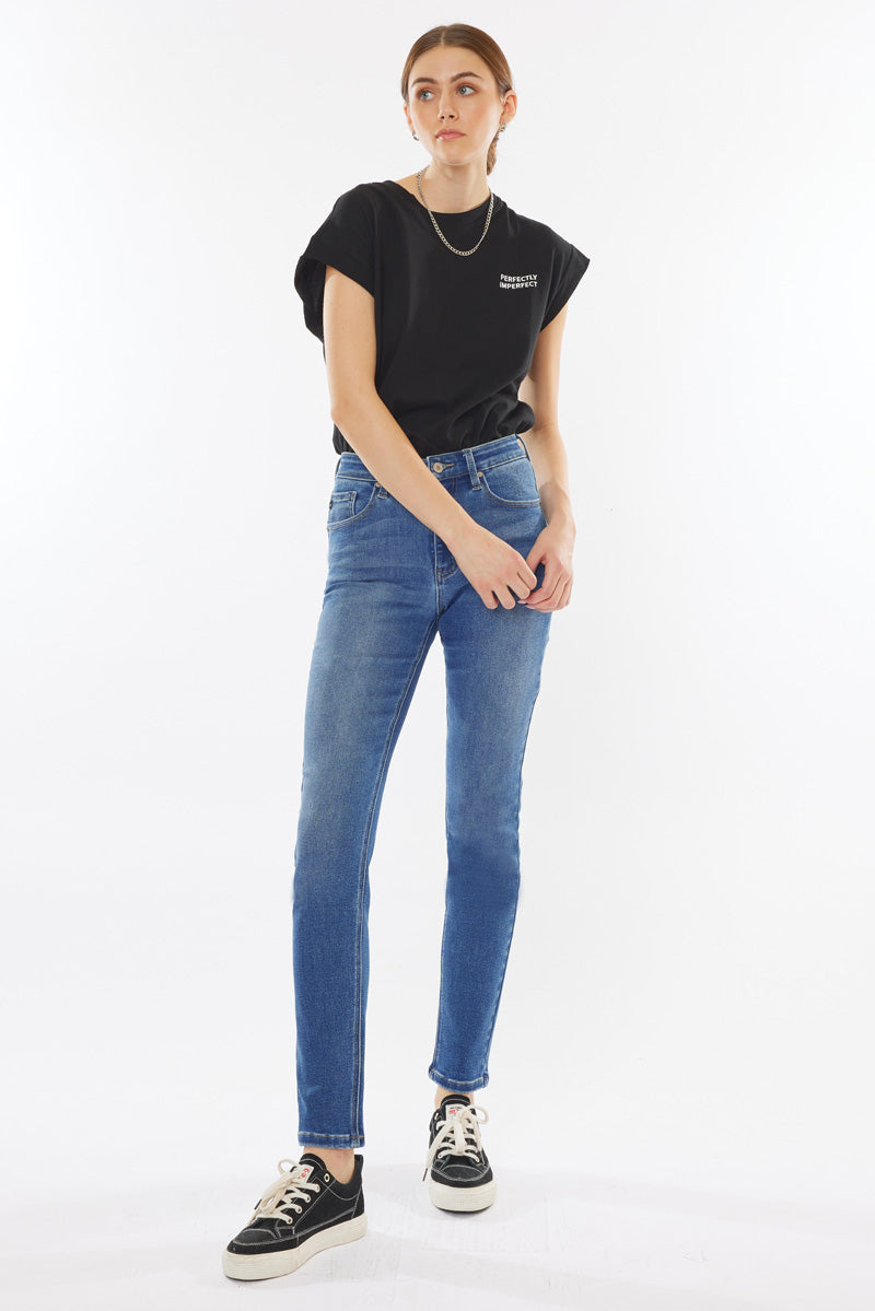Jovi High Rise Cigarette Leg Jeans - Official Kancan USA