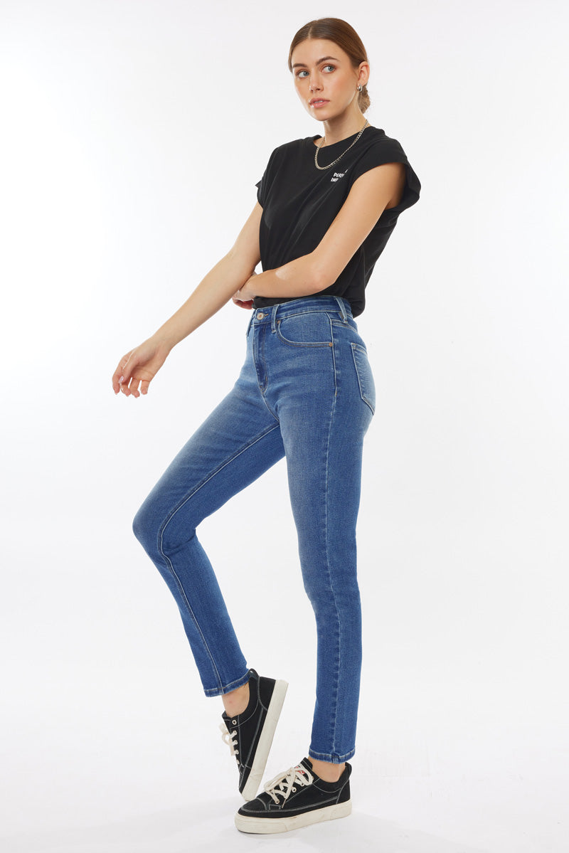 Jovi High Rise Cigarette Leg Jeans - Official Kancan USA