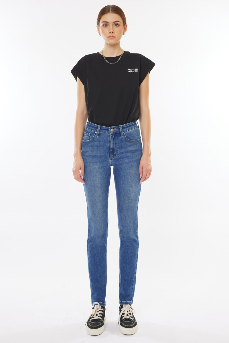Jovi High Rise Cigarette Leg Jeans - Official Kancan USA
