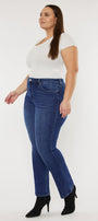 Alannah High Rise Slim Straight Jeans (Plus Size) - Official Kancan USA
