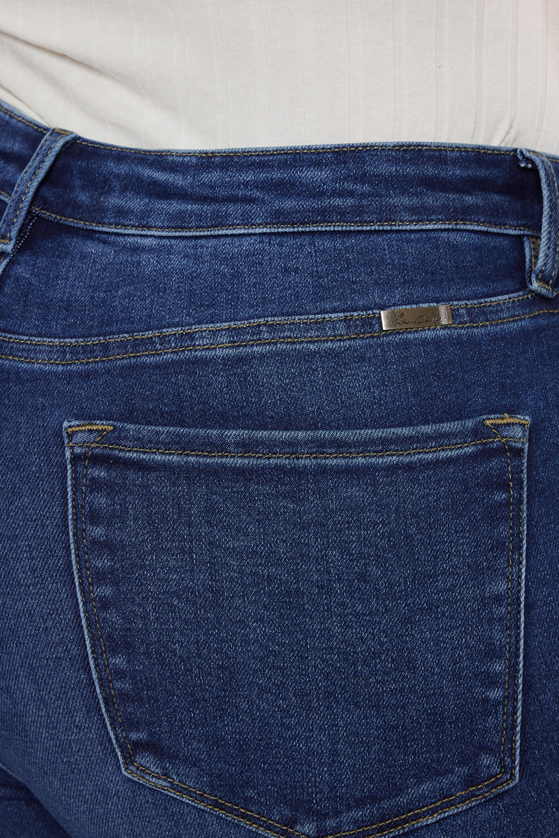 Alannah High Rise Slim Straight Jeans (Plus Size) - Official Kancan USA