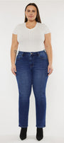 Alannah High Rise Slim Straight Jeans (Plus Size) - Official Kancan USA