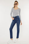 Adaline High Rise Slim Straight Jeans - Official Kancan USA