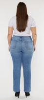 Alannah High Rise Slim Straight Jeans (Plus Size) - Official Kancan USA