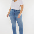 Alannah High Rise Slim Straight Jeans (Plus Size) - Official Kancan USA