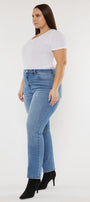 Alannah High Rise Slim Straight Jeans (Plus Size) - Official Kancan USA