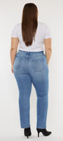 Alannah High Rise Slim Straight Jeans (Plus Size) - Official Kancan USA
