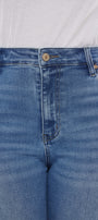 Alannah High Rise Slim Straight Jeans (Plus Size) - Official Kancan USA
