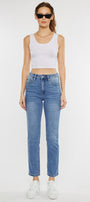 Adaline High Rise Slim Straight Jeans - Official Kancan USA