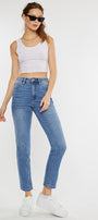 Adaline High Rise Slim Straight Jeans - Official Kancan USA