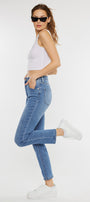 Adaline High Rise Slim Straight Jeans - Official Kancan USA