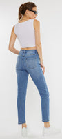 Adaline High Rise Slim Straight Jeans - Official Kancan USA