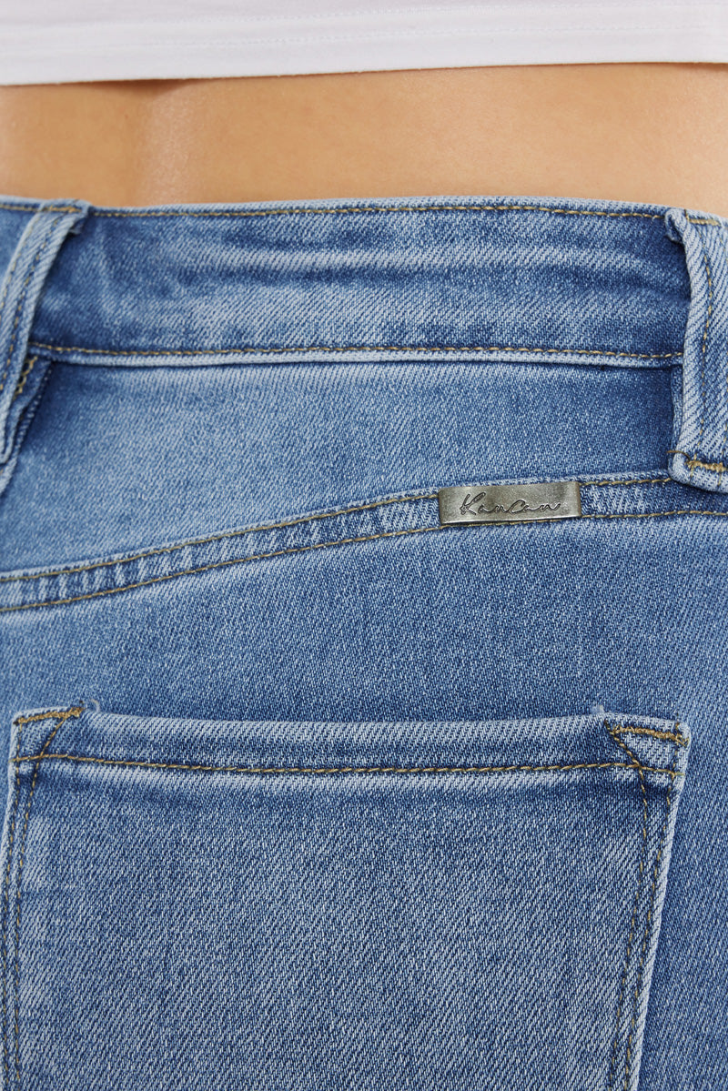 Adaline High Rise Slim Straight Jeans - Official Kancan USA