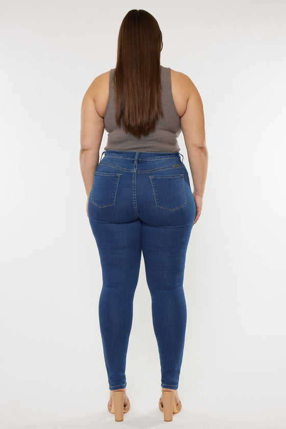 Vivienne High Rise Super Skinny Jeans (Plus Size) - Official Kancan USA