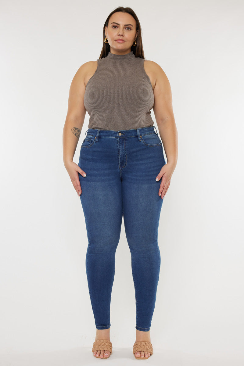 Vivienne High Rise Super Skinny Jeans (Plus Size) – Official Kancan USA