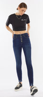 Clove High Rise Ankle Skinny Jeans(needs price) - Official Kancan USA